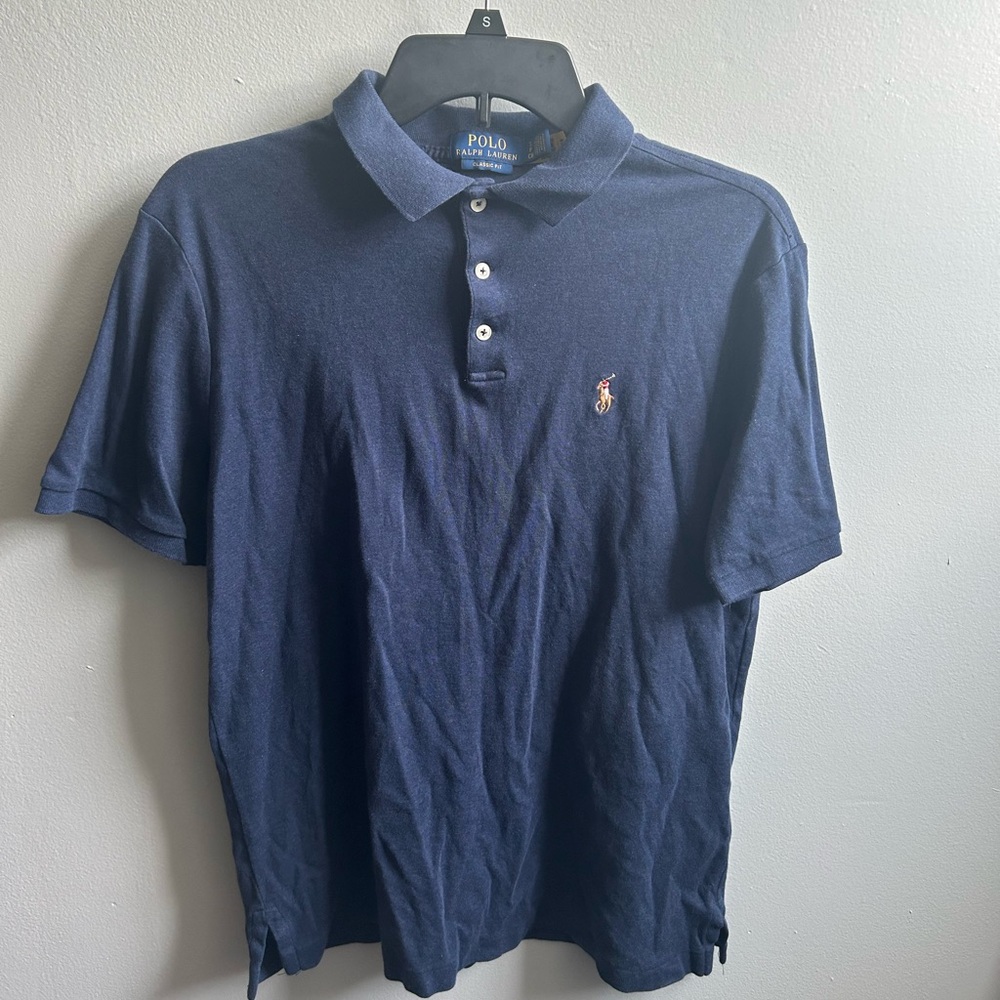 Ralph Lauren Men's Deep Blue Polo Shirt